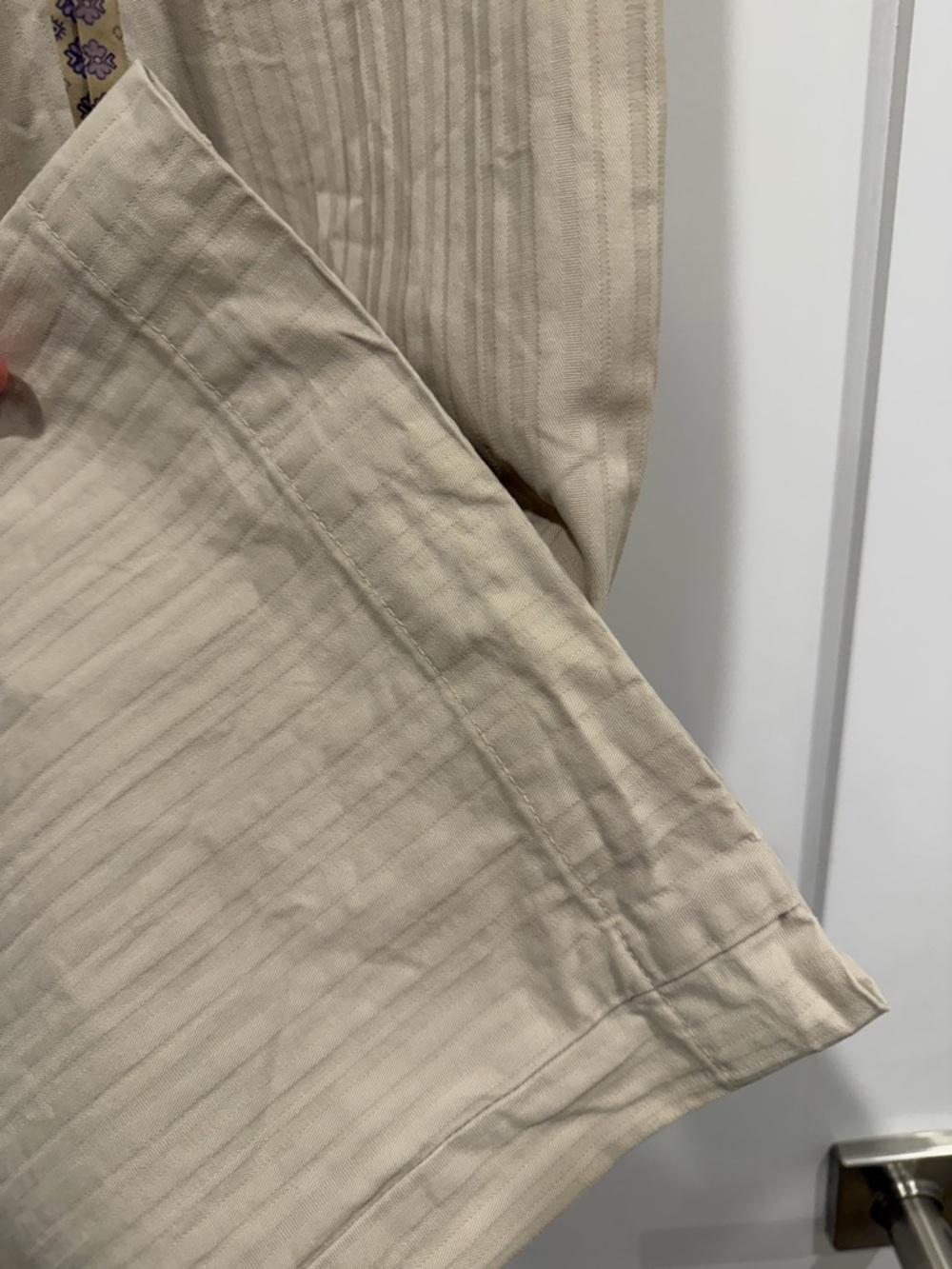 Y2K GAPstretch,  Beige Stretch Ankle Wide Leg Chino with flowered tie belt - Picture 8 of 11